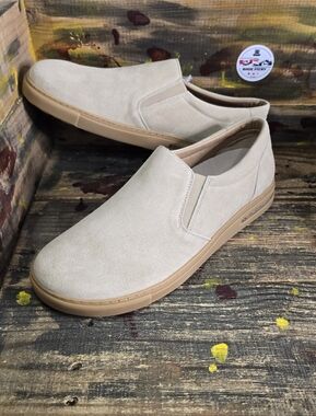 Birkenstock Oswego Sandcastle Suede Leather Shoe Size 12 Men New